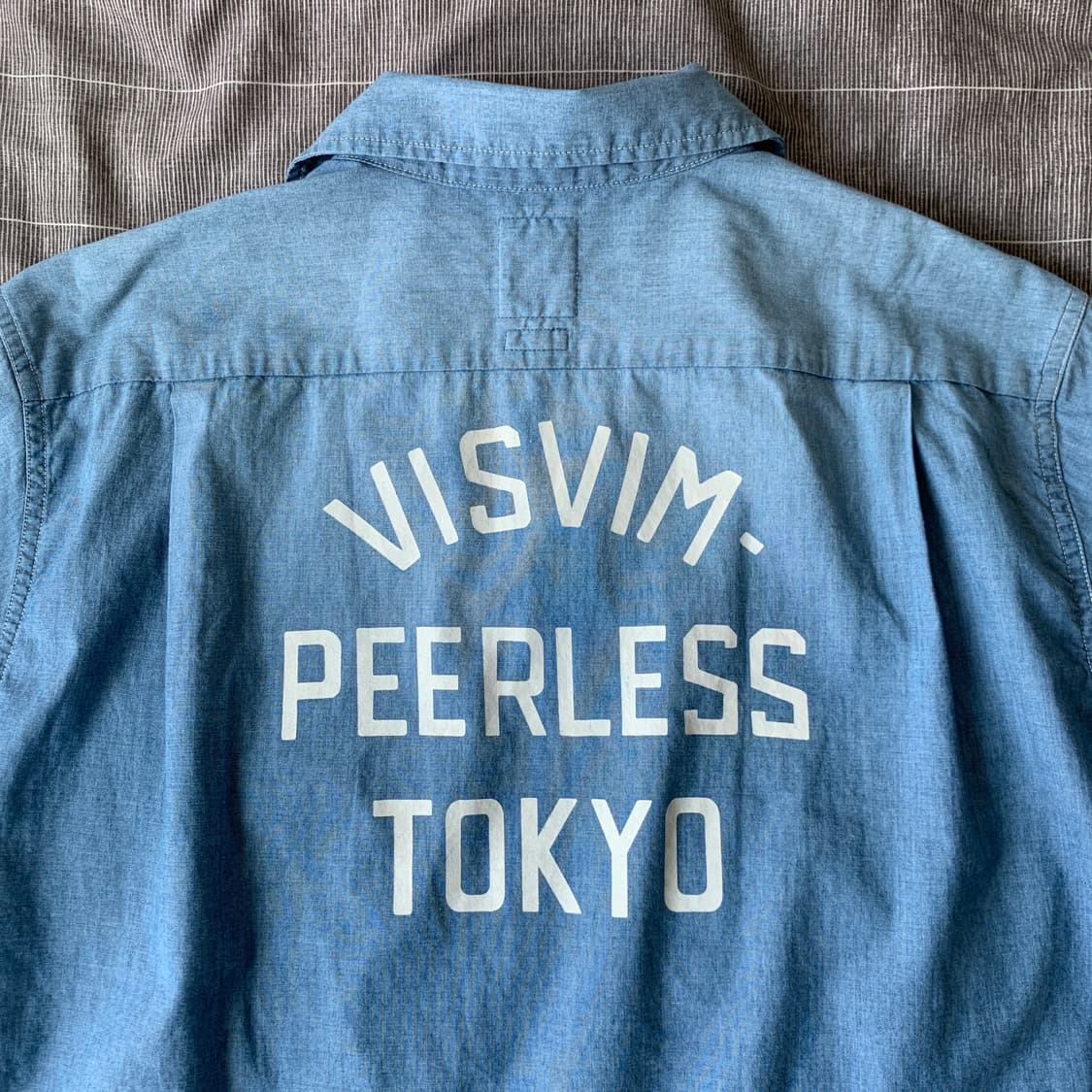 23aw KEESEY SHIRT S/S CHAMBRAY TOKYO | 후루츠패밀리