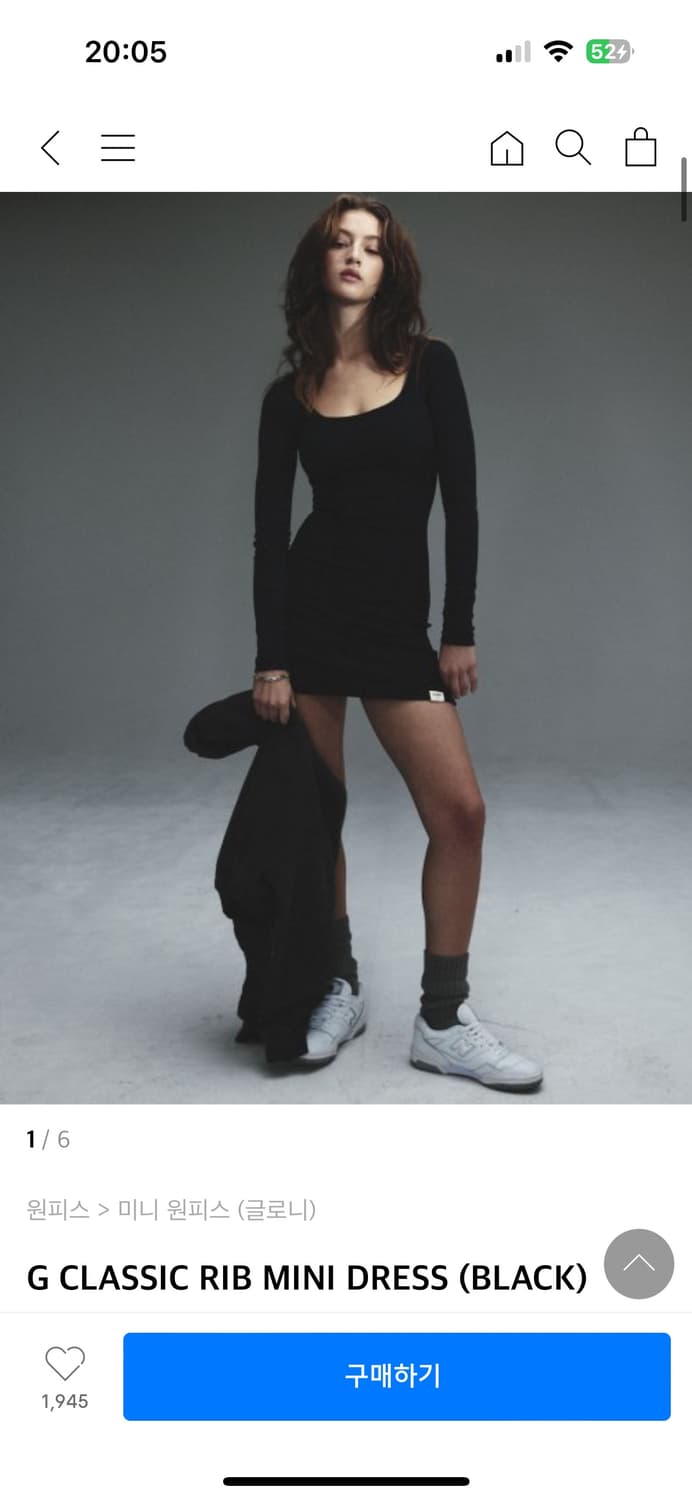 ★2023FW新作★glowny★G CLASSIC RIB MINI DRESS Ecommerce_Crop-24-10-