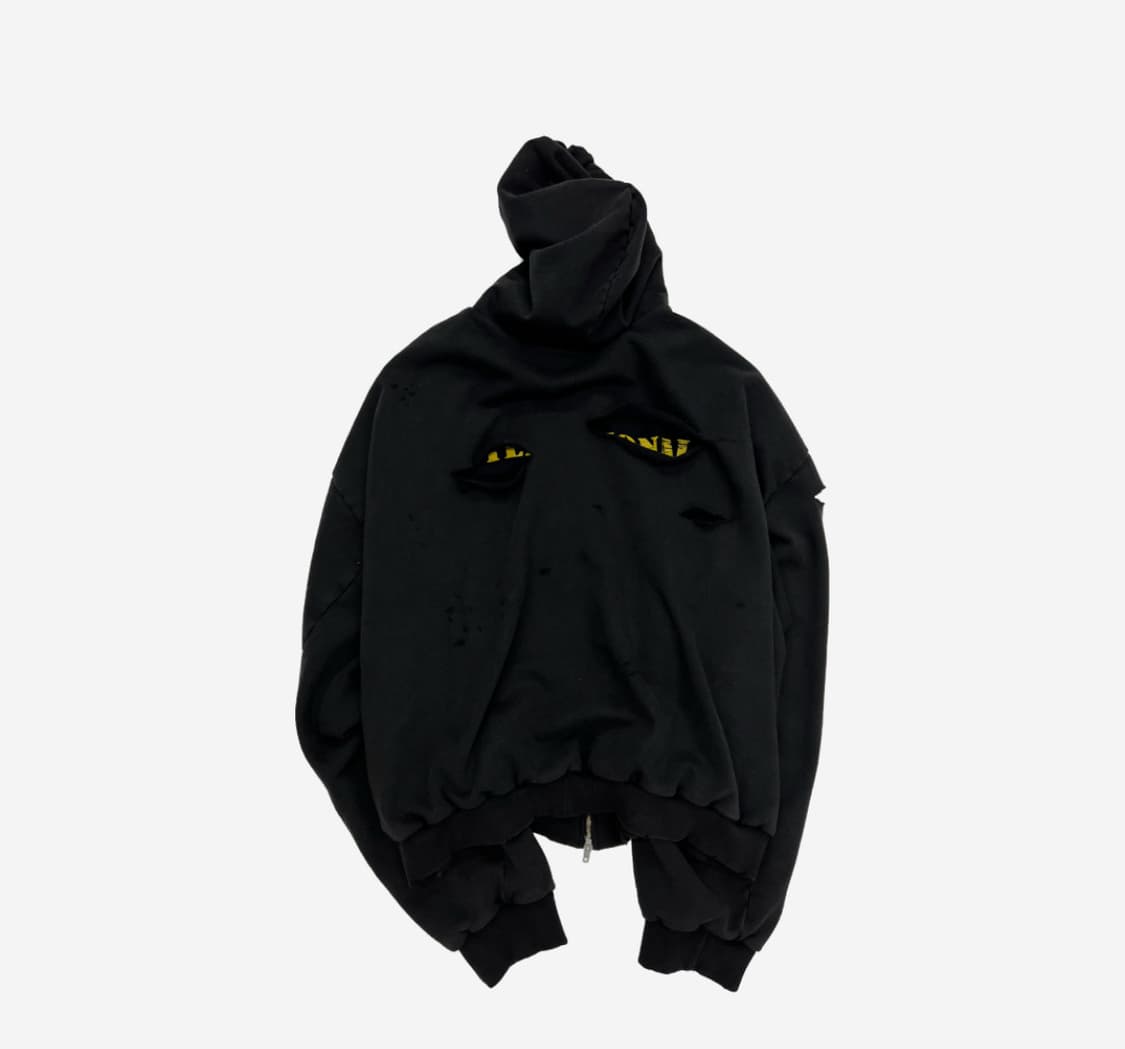 世界有名な PROJECT GR 후루츠패밀리 | HOODIE ZIP LAYER DISTRESSED トップス