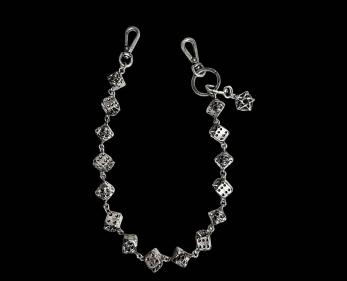 Emostanceclub SKULL DICE 15 LINK CHAIN | 후루츠패밀리