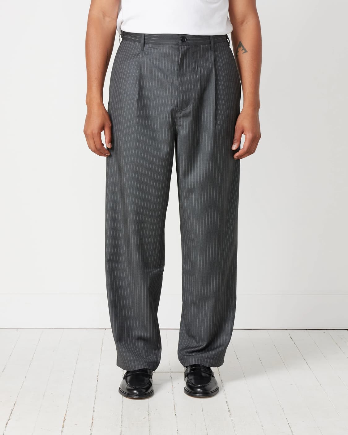 Stussy Striped Volume Pleated Trouser 33