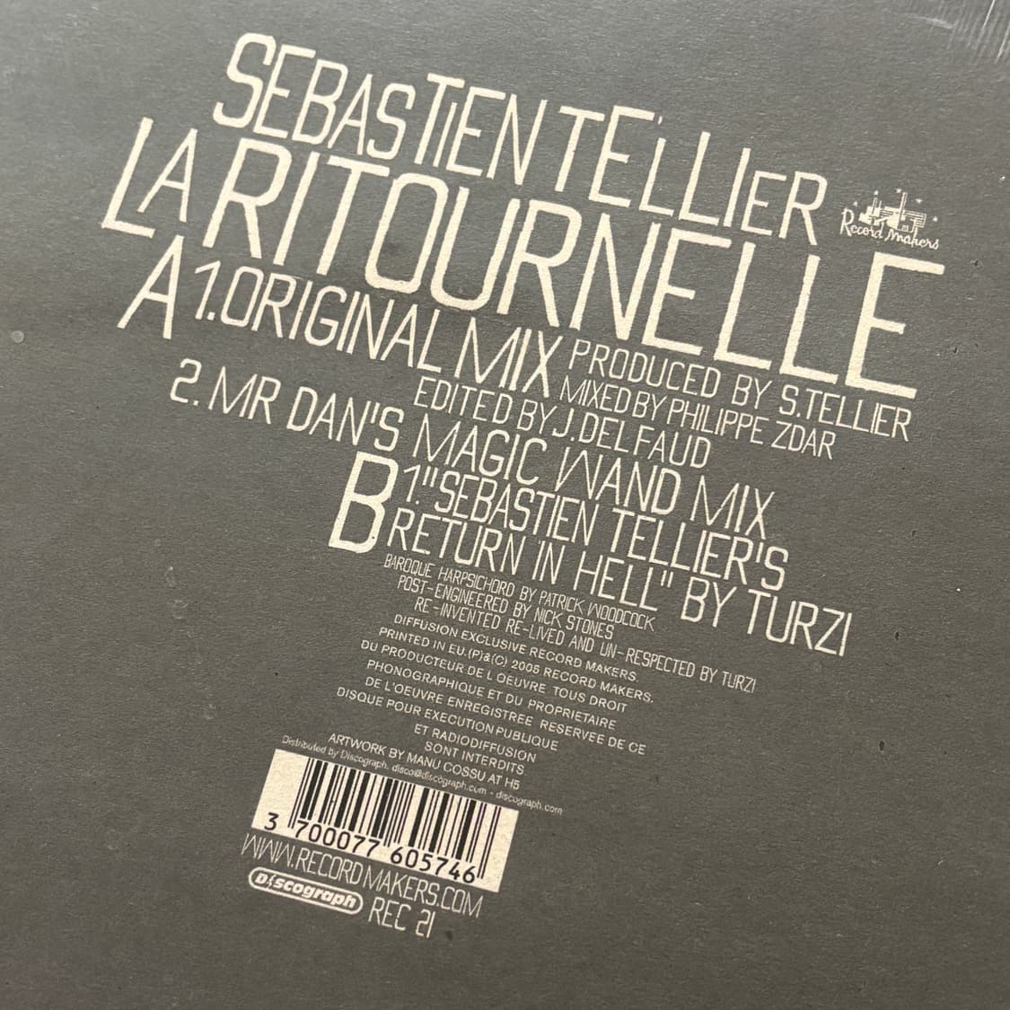 SEBASTIEN TELLIER LA RITOURNELLE REMIXES | 후루츠패밀리