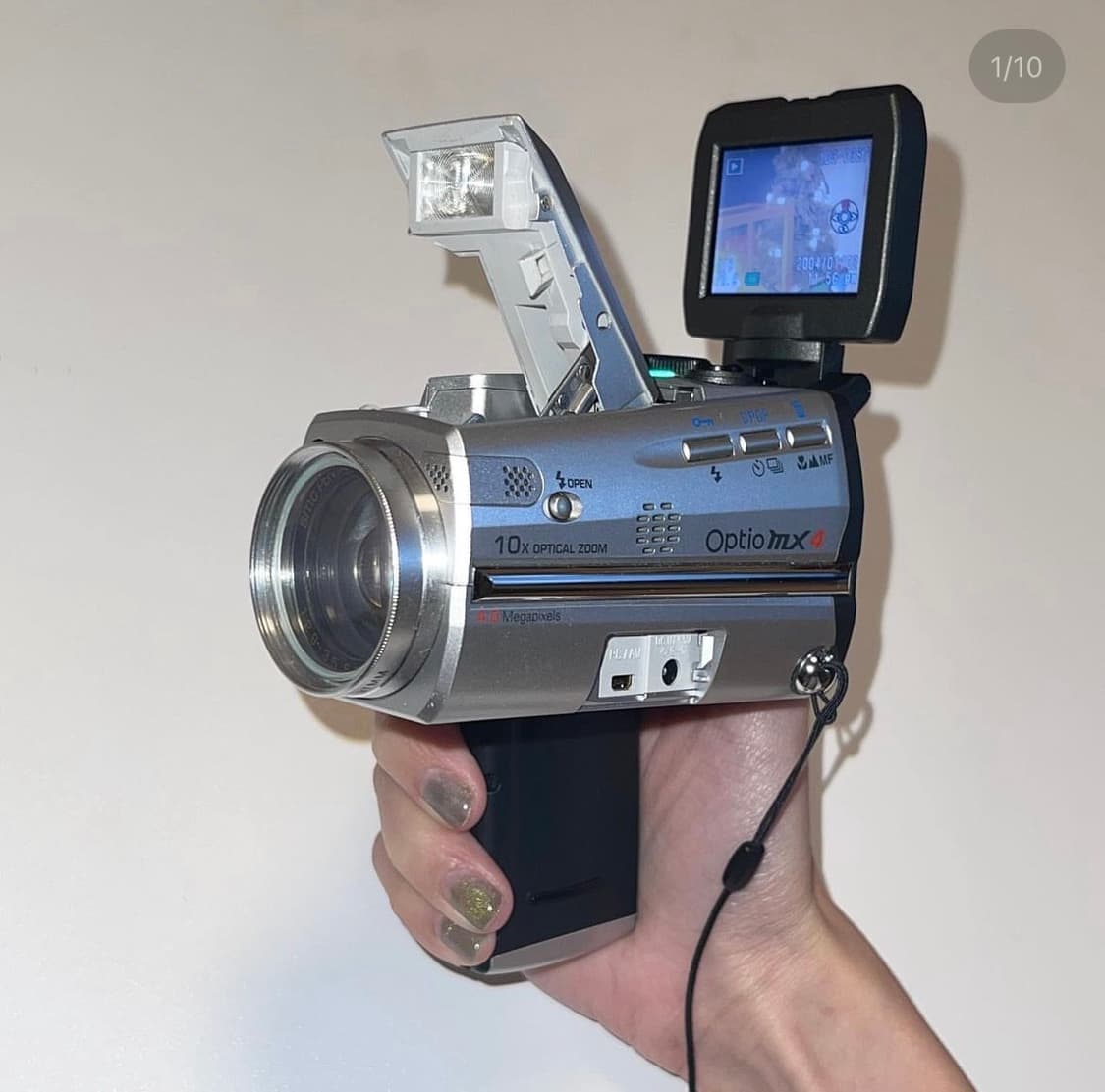 希少 PENTAX ビデオカメラ Optio mx4 ペンタックス、MPEG-4動画も撮れるハイブリッドデジカメ<br