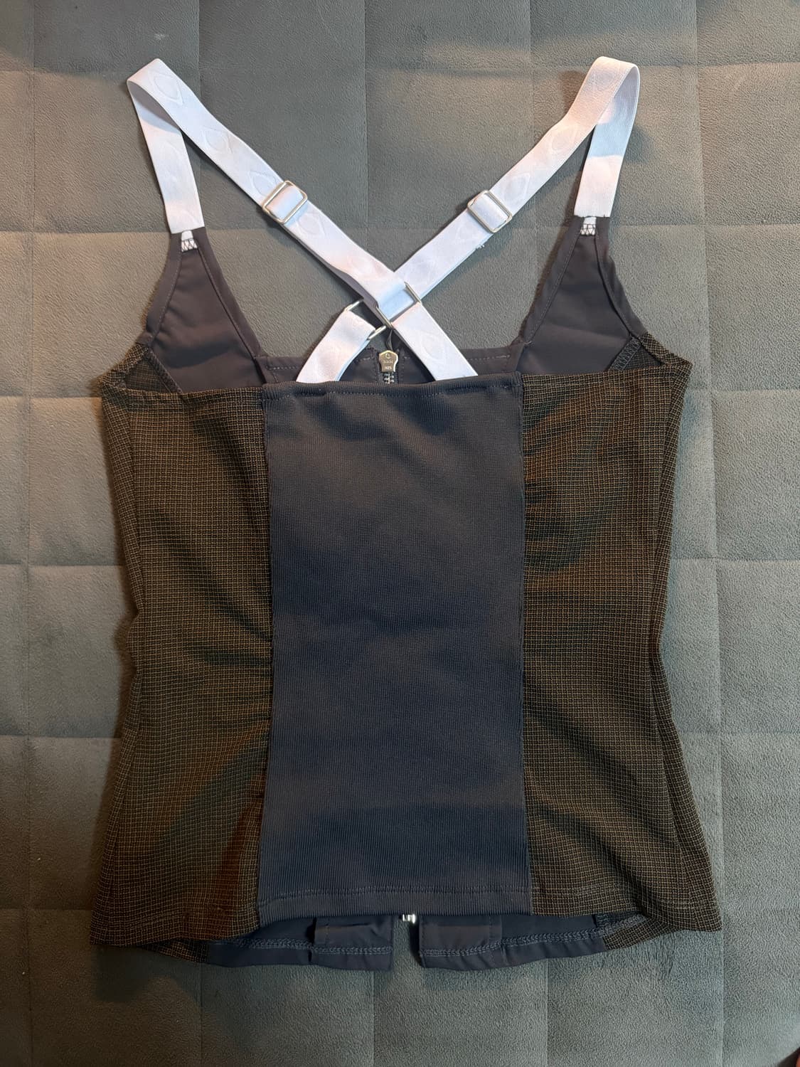 トップス MSCHF STRAP ZIP UP SLEEVELESS Verdusa Women's Zipper Front Y2k Crop Tank Top Slim Fitted
