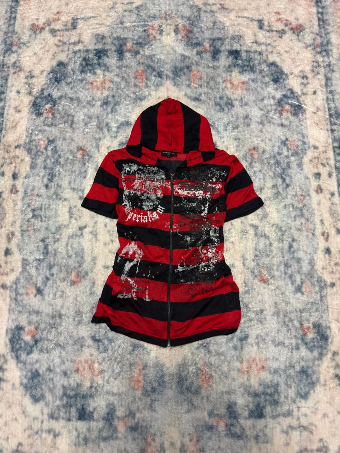トップス 00s archive in the attic distressed knit In the attic 00s archive punk knit top | 후루츠패밀리