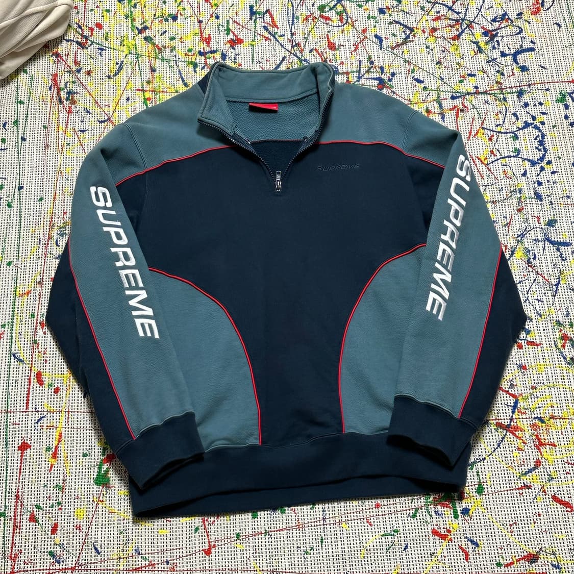 Supreme Speedway Half Zip Sweatshirt Supreme Speedway Half-Zip