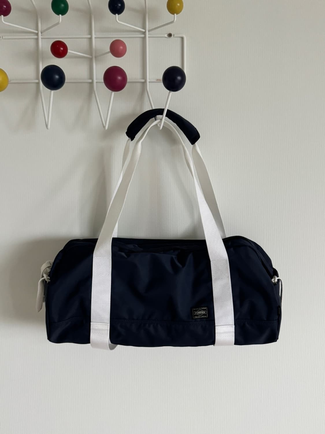 Head Porter Shati Boston duffle bag,Navy | 후루츠패밀리