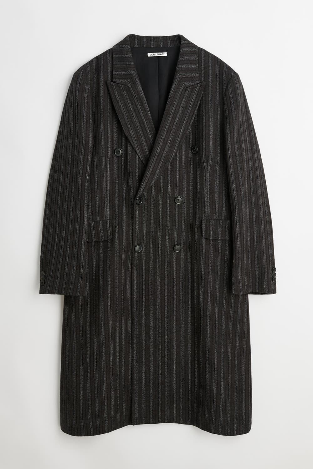 新品 OUR LEGACY WHALE COAT 46 Whale coat brown stripe 46 | 후루츠