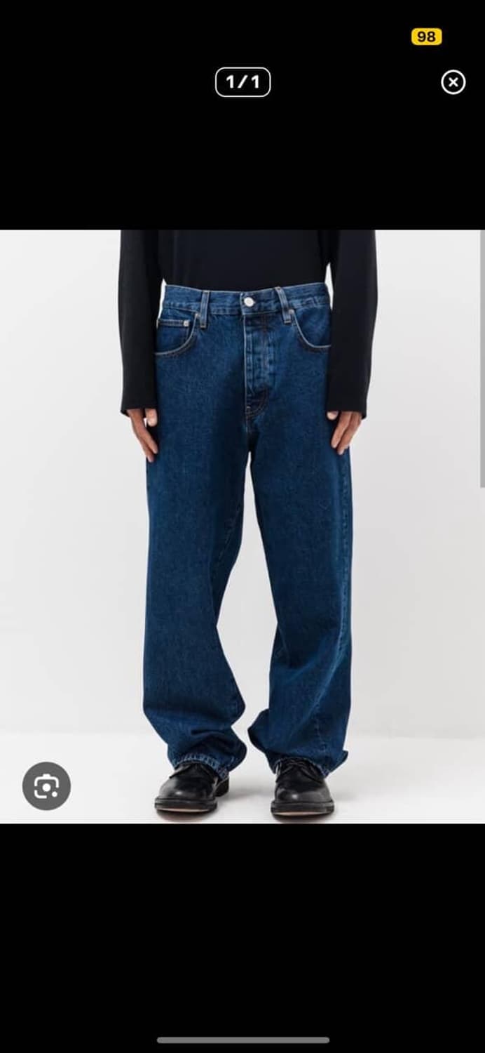 SUNFLOWER LOOSE DENIM　32 ルーズ デニム サンフラワー サンフラワー ルーズ デニム 32 ／ 関税込み】Sunflower ブラック