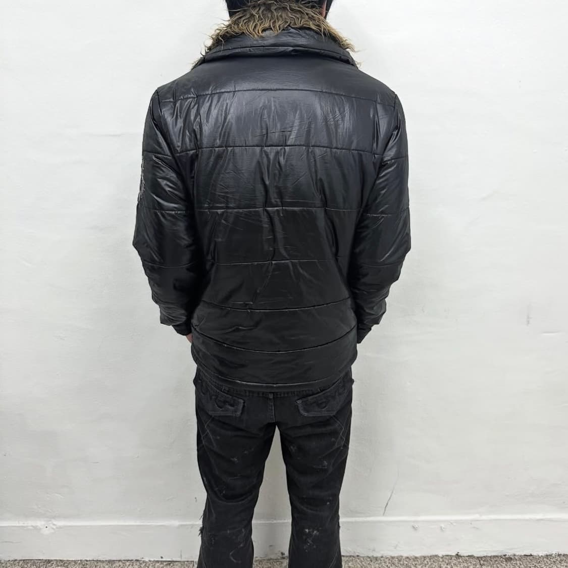 Midas fur down jacket 00s archive vkei fur jacket archive Fur