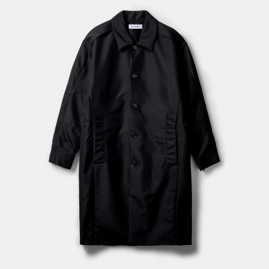 ジャケット・アウター KIKO KOSTADINOV cocoon fire coat Kiko Kostadinov Grey Cocoon Hooded Fire Jacket Kiko Kostadinov