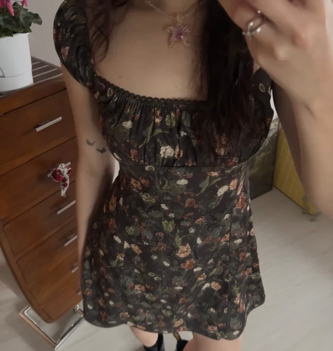 루루서울 urban dream mini dress brown s | 후루츠패밀리
