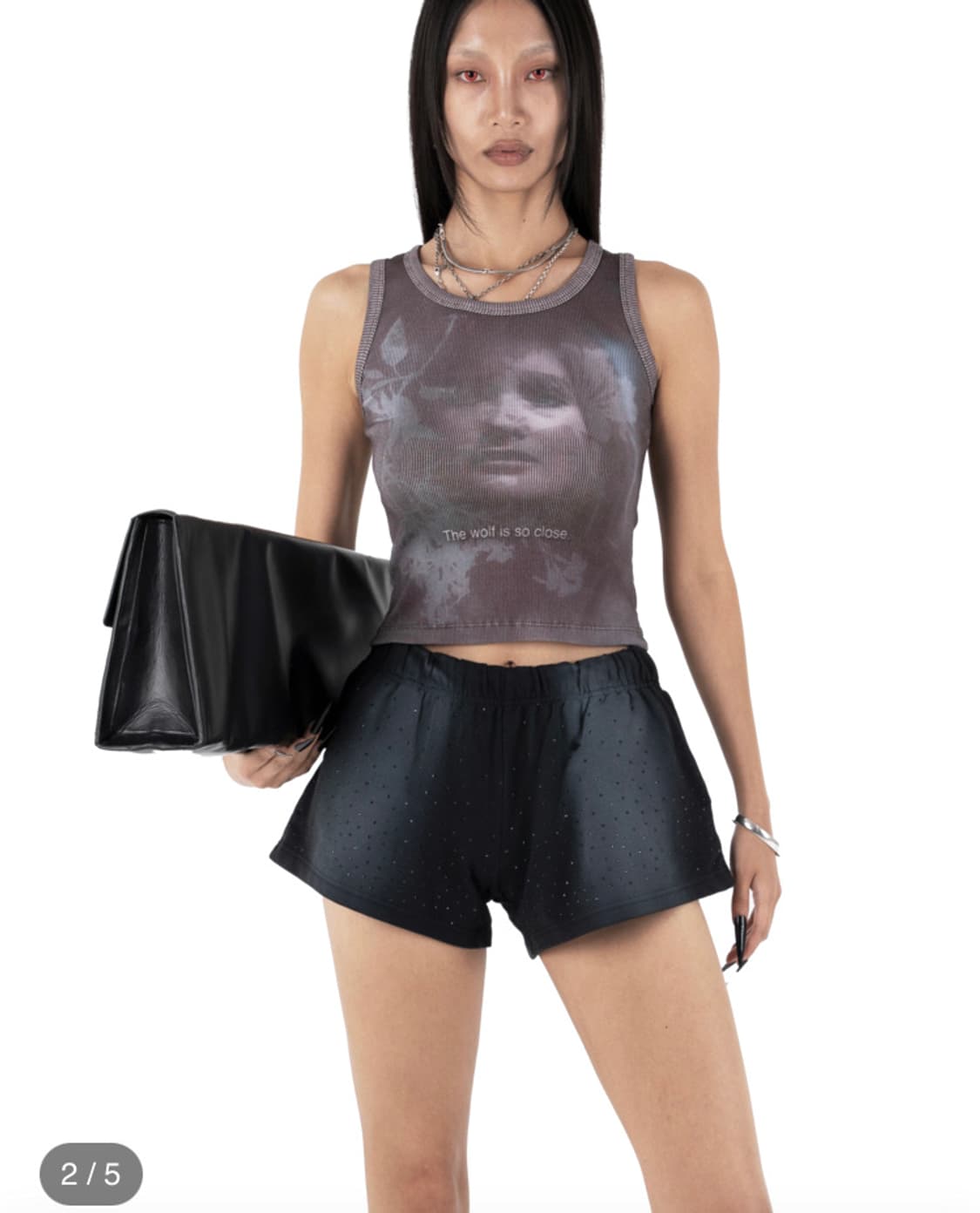 604SERVICE WOLF SLEEVELESS TOP