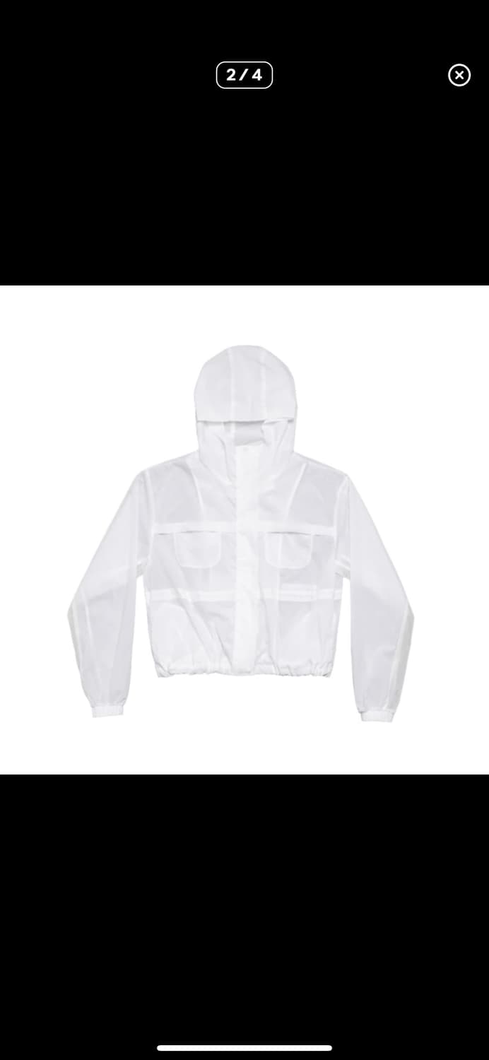 ojos Water Repellent Light Coat / White | 후루츠패밀리