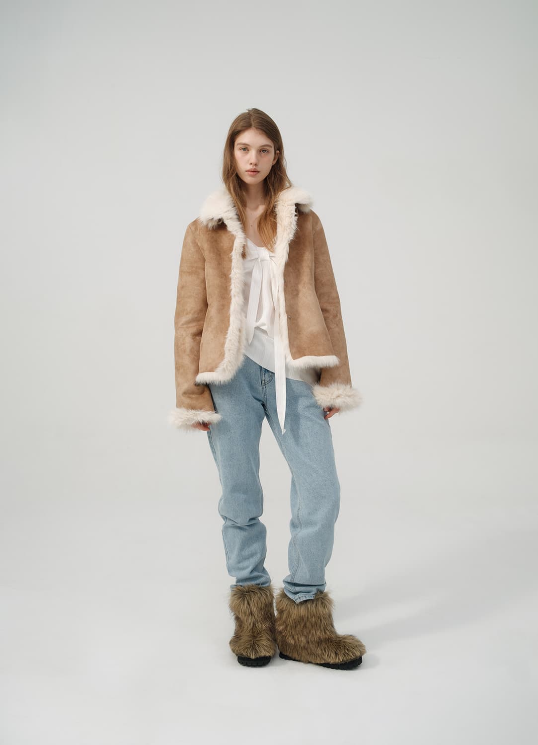 더바넷 the barnnet Eco Shearling Jacket | 후루츠패밀리