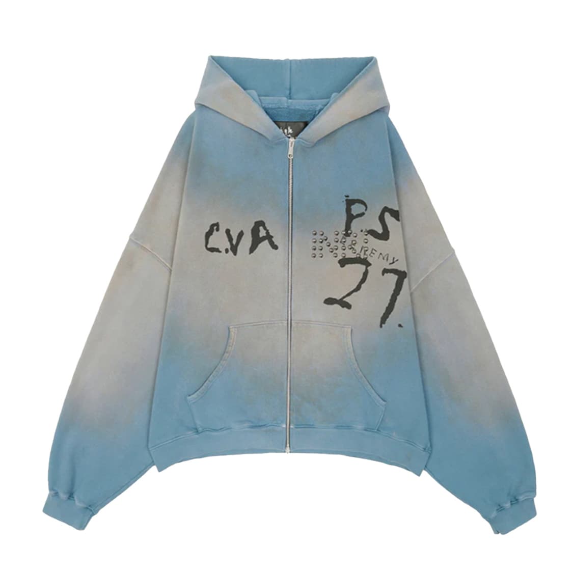 トップス RRR123 INRI ZIP HOODIE 202421086011000942_GRAIL_GREY_