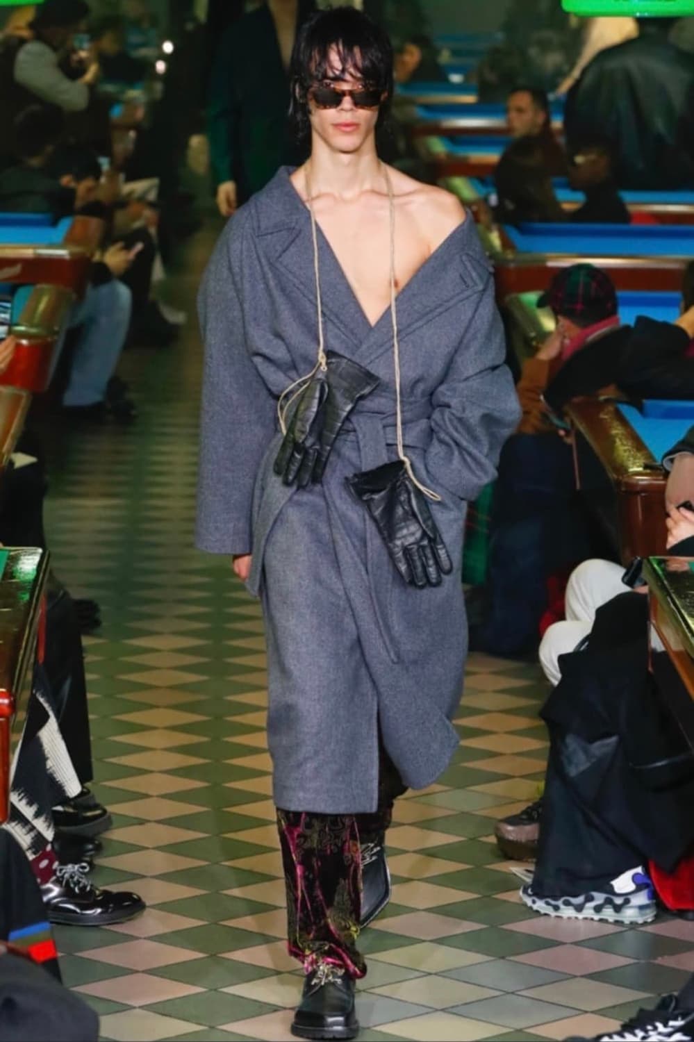 XS] Magliano 20AW fatale wrap coat | 후루츠패밀리