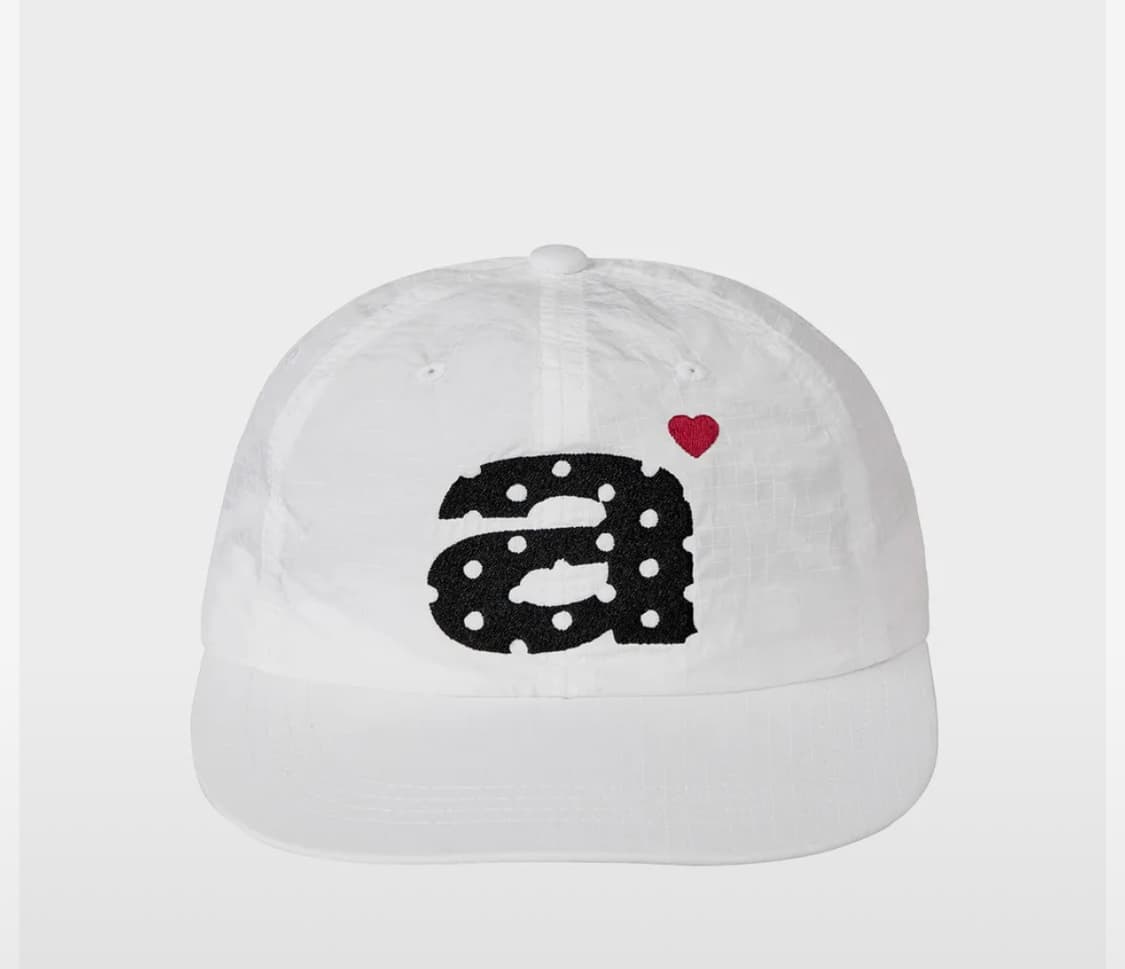 AEAE DOT SMALL LETTER NYLON CAP [WHITE] | 후루츠패밀리