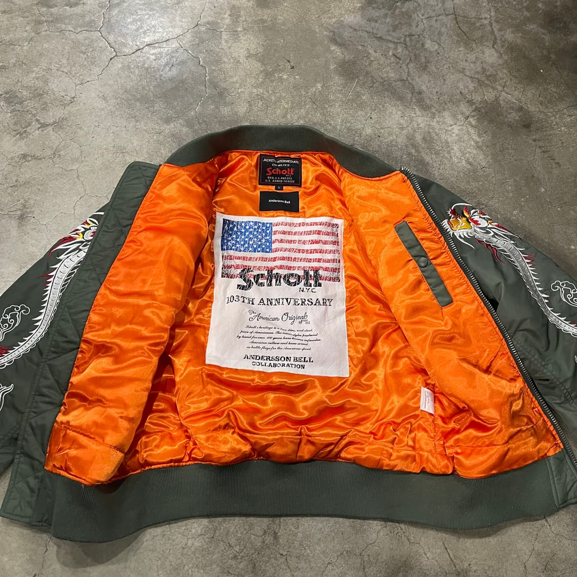 Schott X Anderson Bell MA-1 | 후루츠패밀리