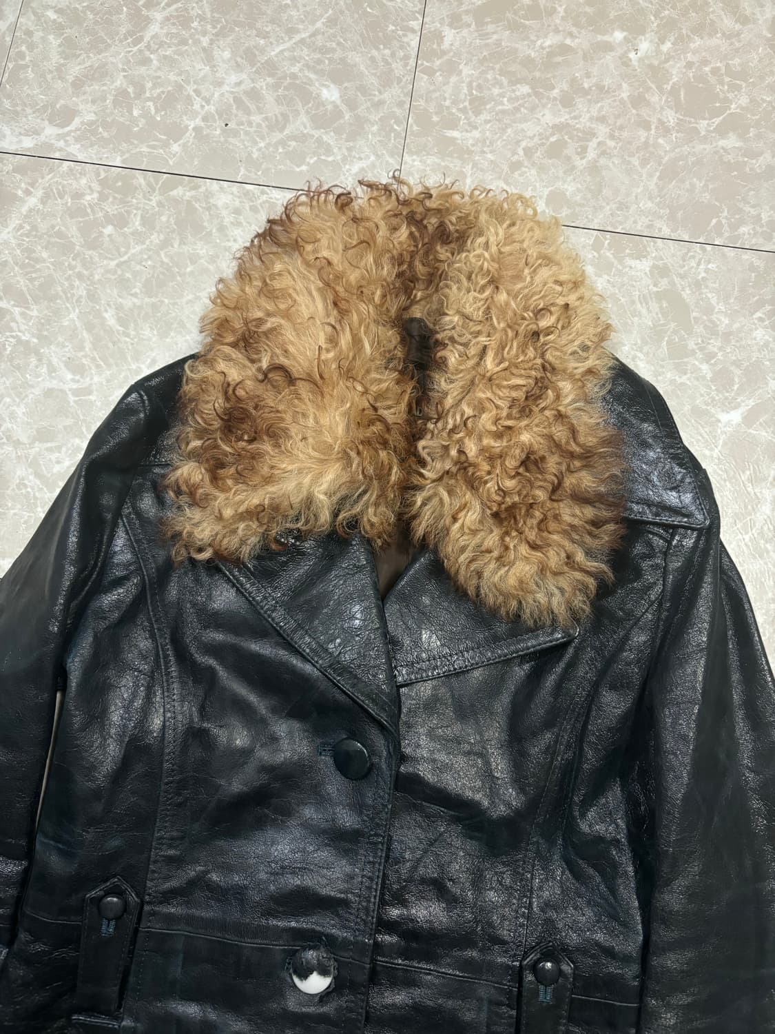 00's Tornado Mart Archive Leather Fur Ja | 후루츠패밀리
