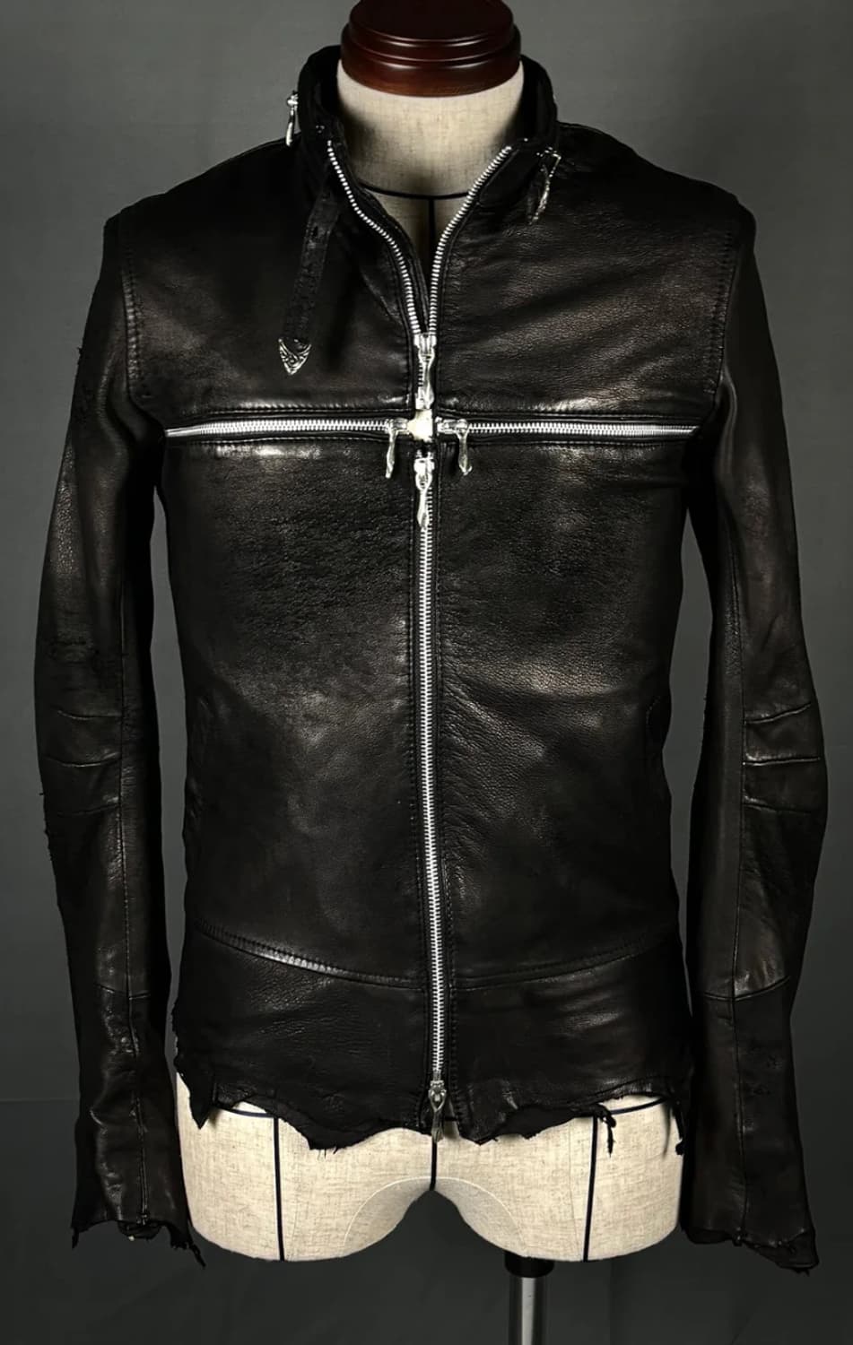 14th addiction cross zip hoodie ロイフラhyde 14th addiction cross zip hoodie ロイフラhyde Cross Hoodie Black