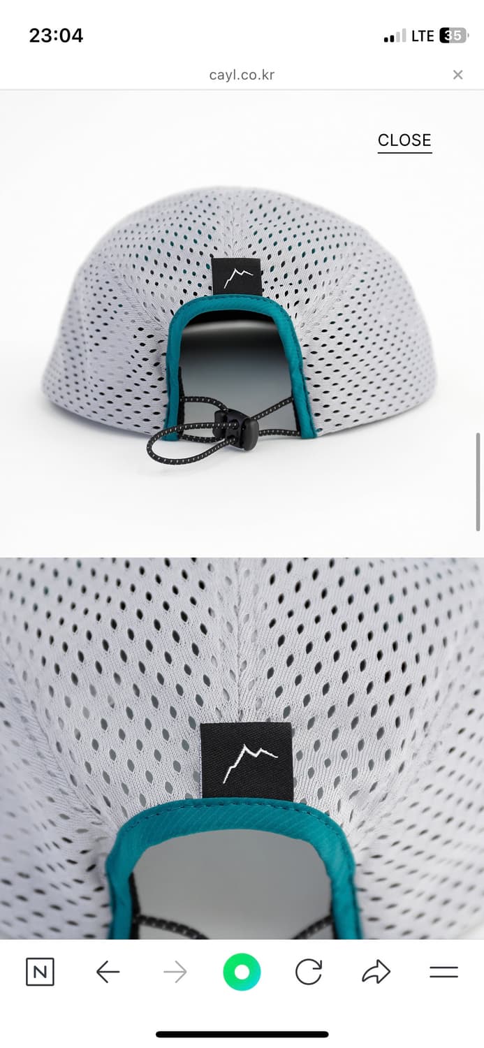 Cayl EQ mesh shell cap/green(케일) | 후루츠패밀리
