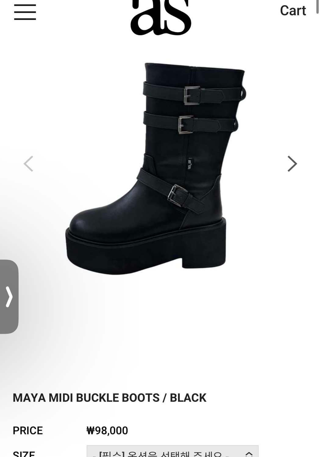 靴 as\"on MAYA LONG BUCKLE BOOTS BLACK ason MAYA LONG BUCKLE BOOTS ✨✨$3380✨✨ 顏色：黑/棕尺寸