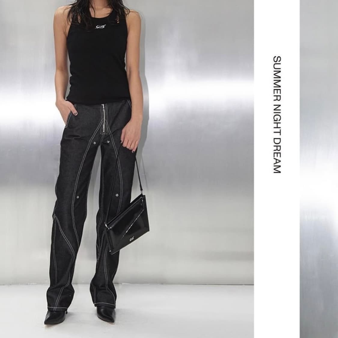 51PERCENT TUNNEL LINING TROUSER (DENIM) | 후루츠패밀리