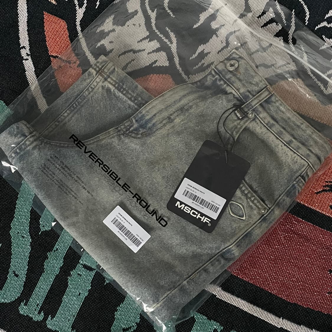 パンツ MSCHF DENIM BERMUDA PANTS MSCHF DENIM BERMUDA PANTS
