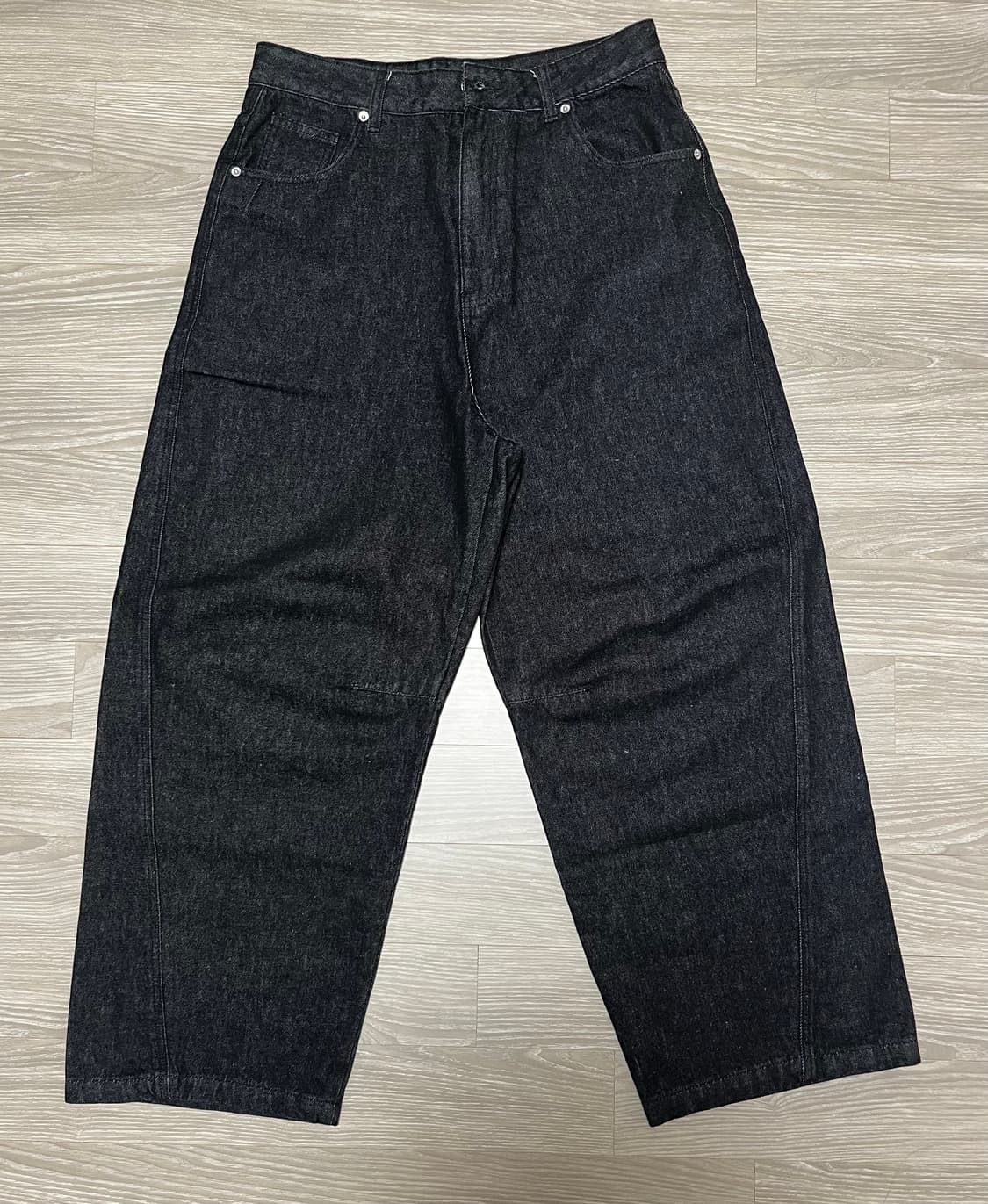 パンツ NoRemid RIGIT SUPER BAGGY DENIM Black L NOREMID RIGIT SUPER BAGGY DENIM – BLACK | 후루츠패밀리