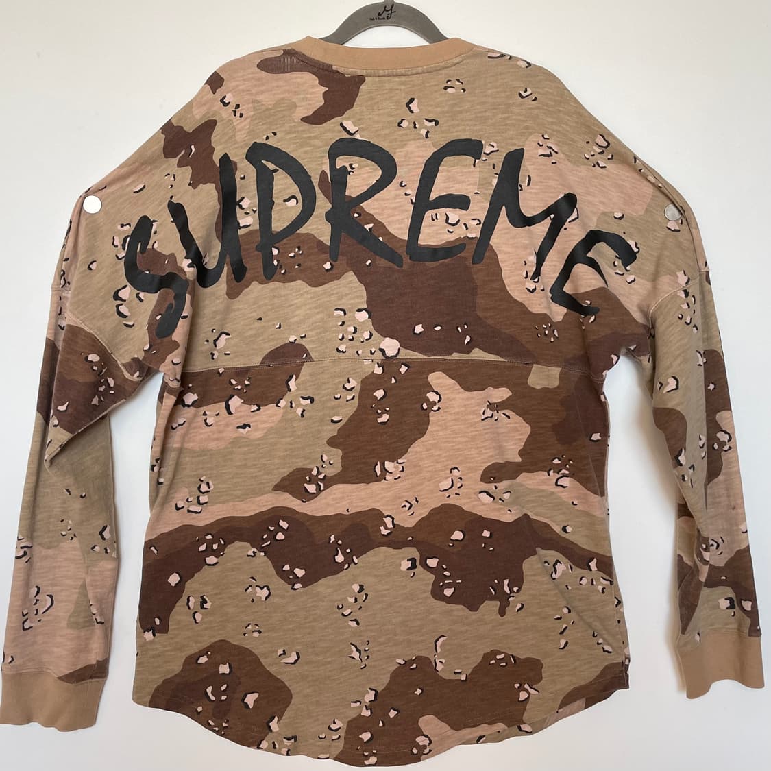 supreme 14FW アリーナトップ 希少】Supreme Split Mesh Henley 14FW 紺 S