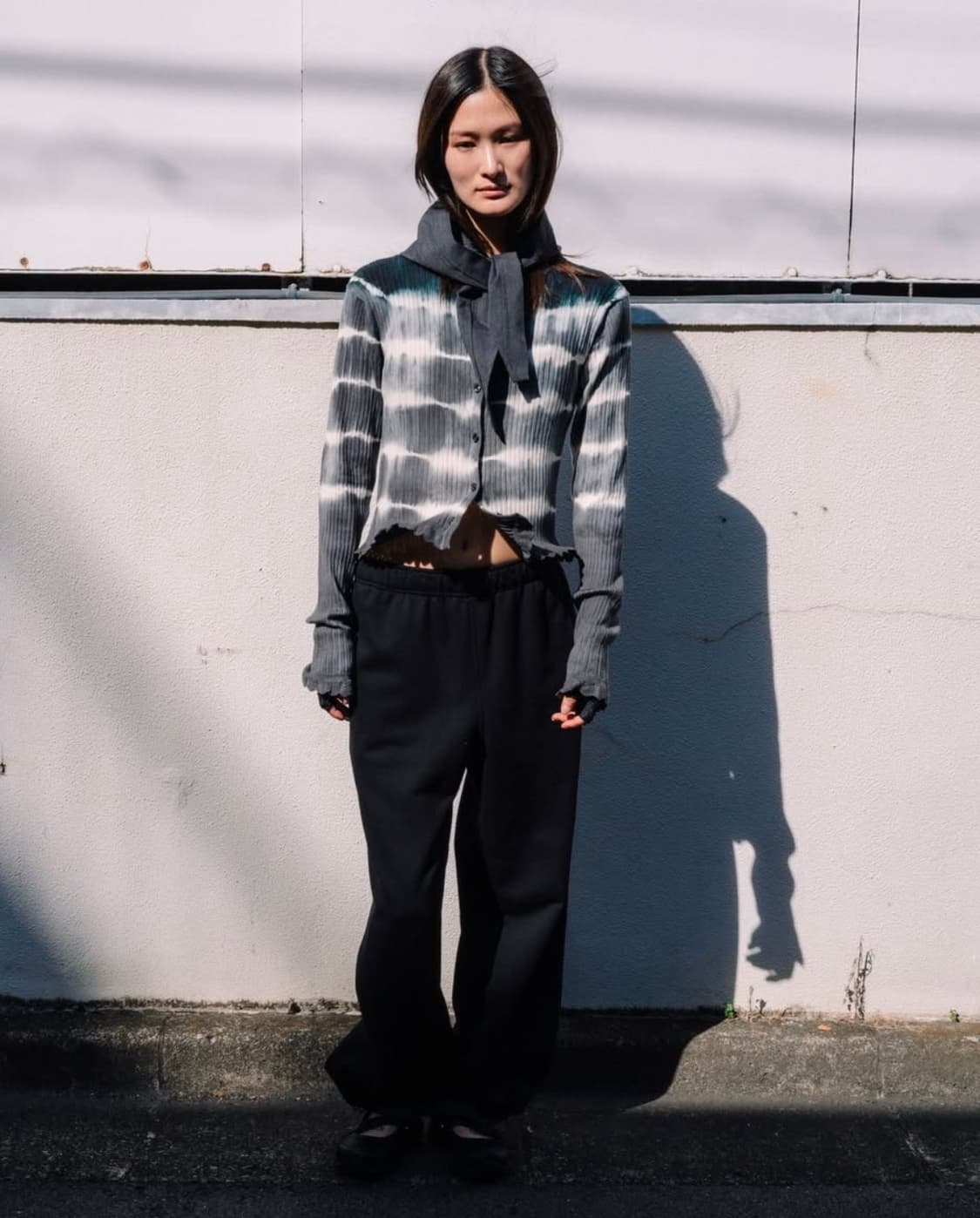 Perverze 퍼버즈 Dip-dye Rib Knit Cardigan | 후루츠패밀리