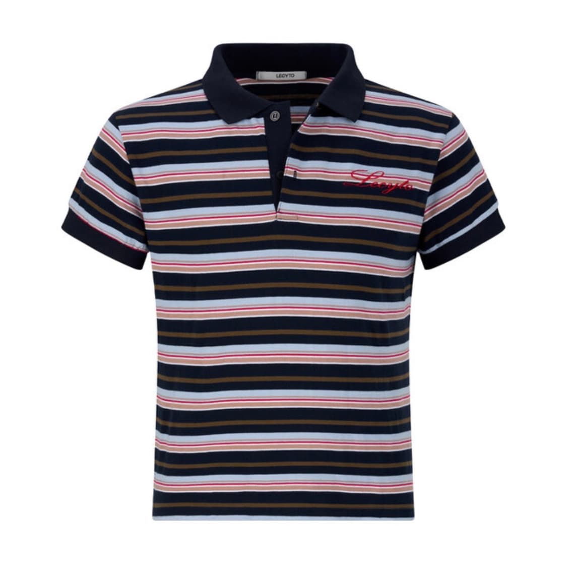 ★LECYTO★ Vintage Multi Stripe PKNavy MUSINSA | LECYTO Vintage Multi Stripe PK_[Navy]