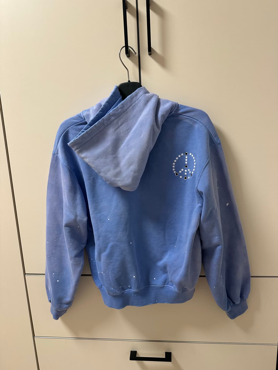 Belvet Distressed Pigment Zip Hoodie | 후루츠패밀리