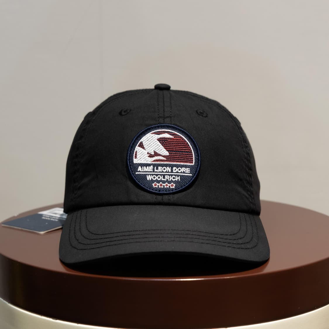 AIME LEON DORE x WOOLRICH WAXED COTTON HAT - BLACK | 후루츠