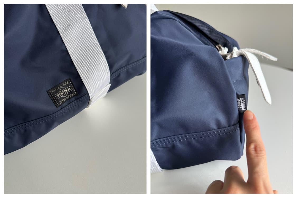 Head Porter Shati Boston duffle bag,Navy | 후루츠패밀리