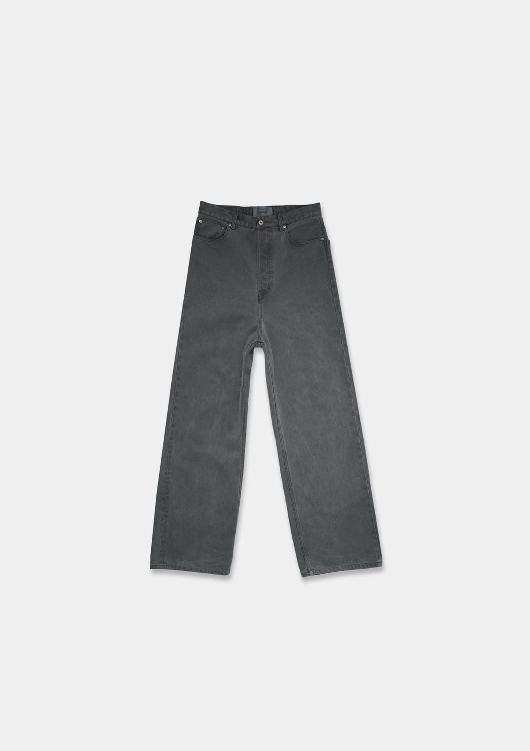Vujade [1] GREY UNEVEN DYE DENIM PANTS | 후루츠패밀리