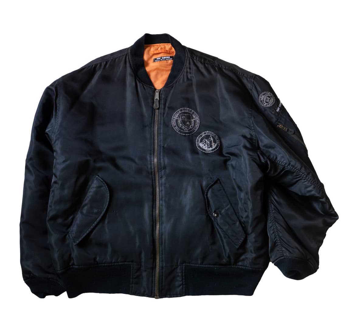 Raf Simons MA-1ジャケット 22aw ラフシモンズ 22AW 222-M619 バック