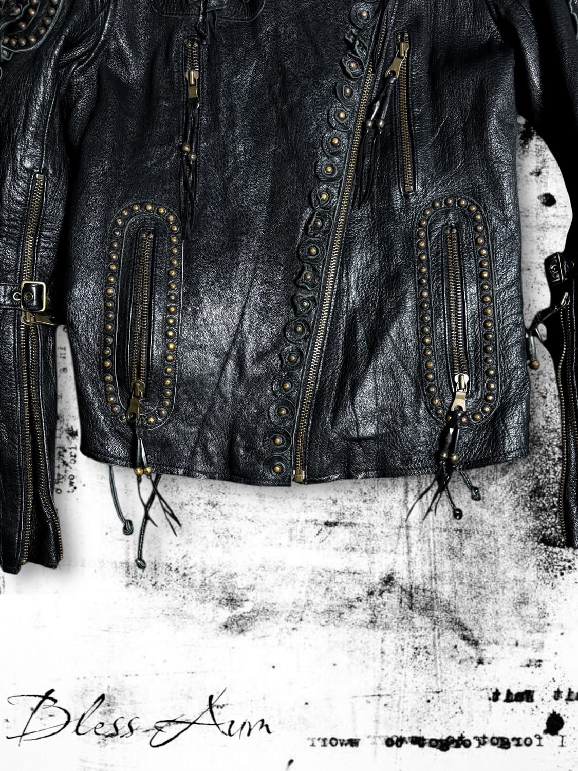 Share Spirit - Goat leather rider jacket | 후루츠패밀리 Share Spirit - Goat leather rider jacket | 후루츠패밀리