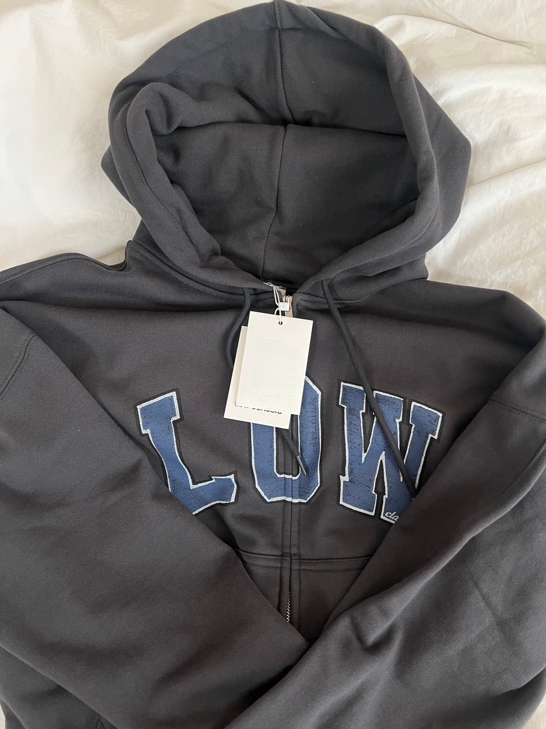 LOW CLASSIC LC SOFT ZIP-UP HOODIE 로우클래식 LOW SOFT SWEAT