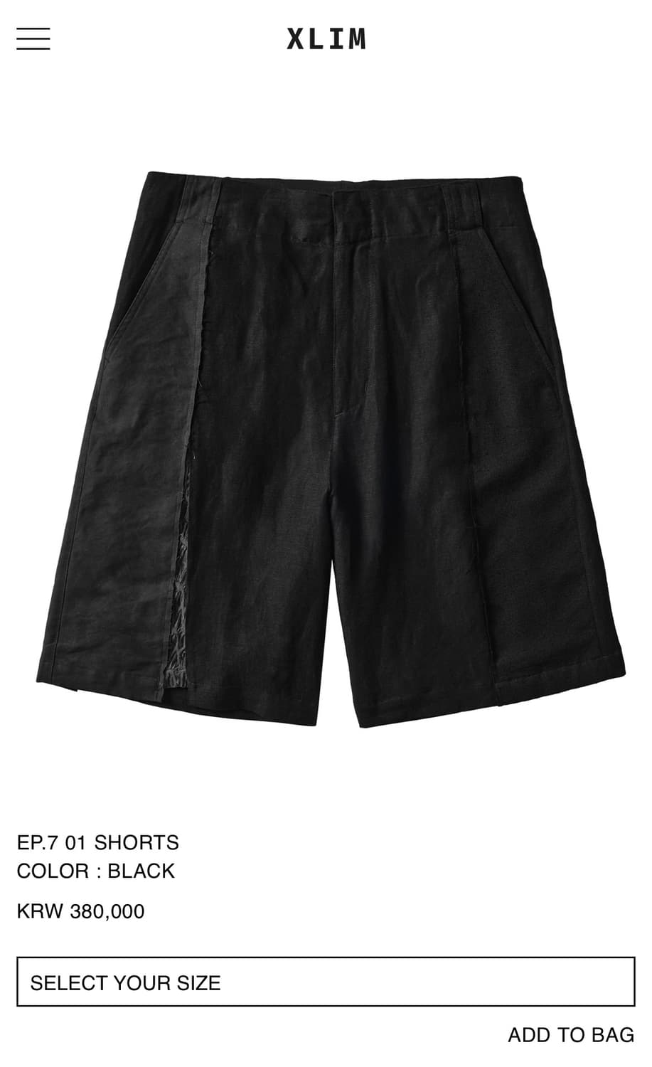 xlim（エクスリム）　EP.7 01 SHORTS XLIM_3000_Jun092025.jpg?v=