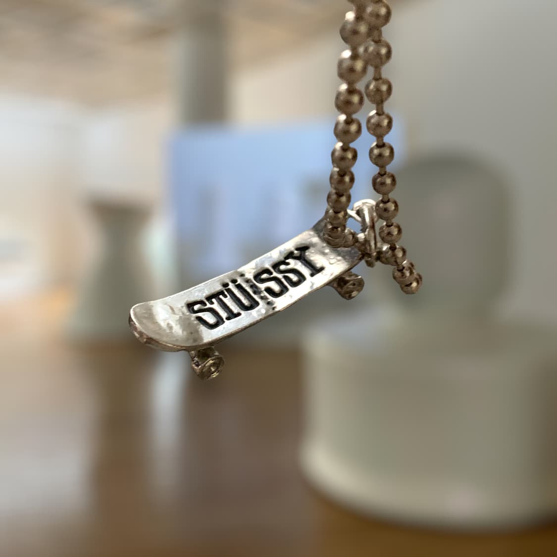 Stussy Jewelry Swirly S Chain Necklace