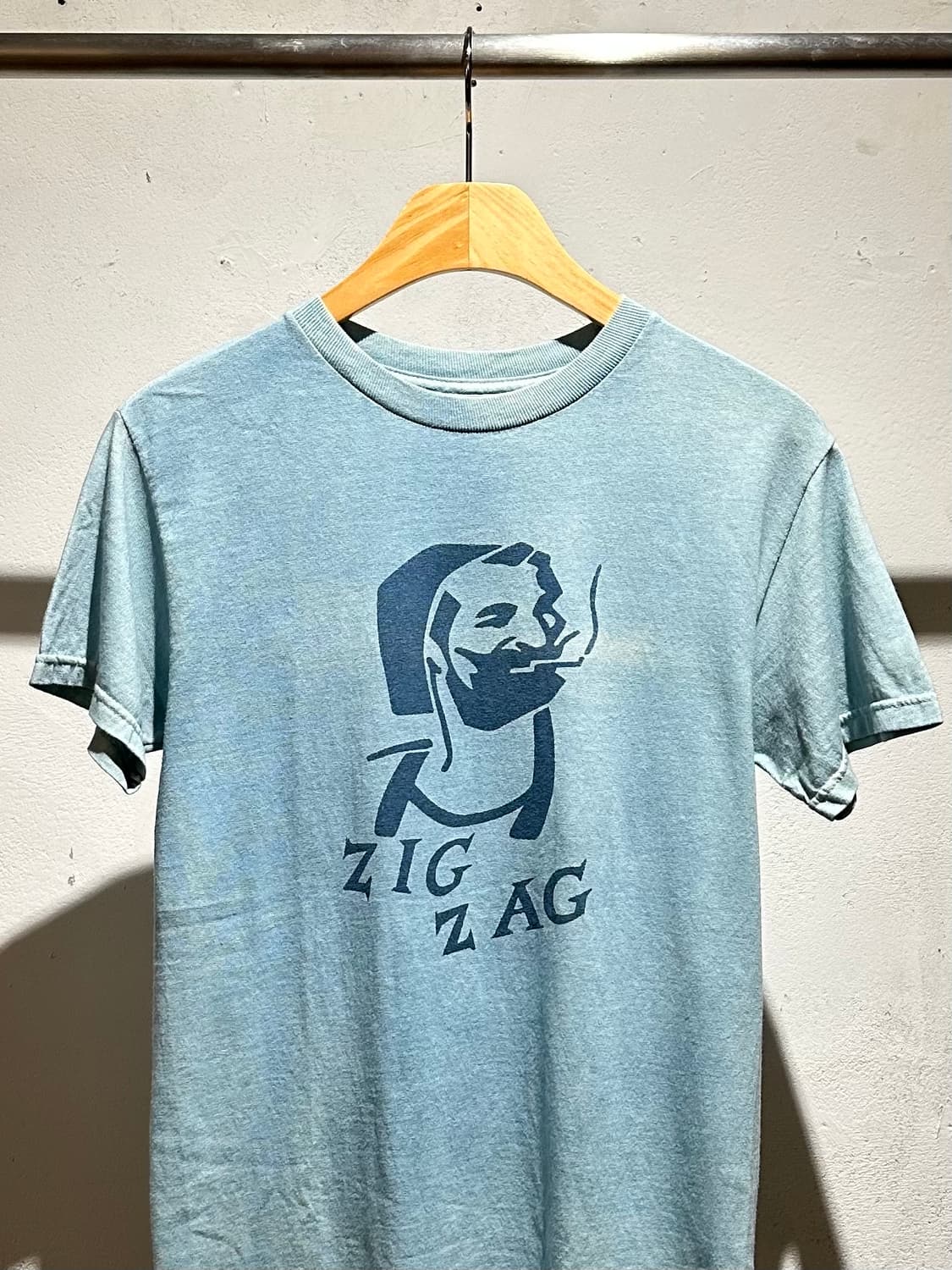 ☆正規品☆TENDERLOIN テンダーロイン ZIG ZAG 藍染め Tシャツ S