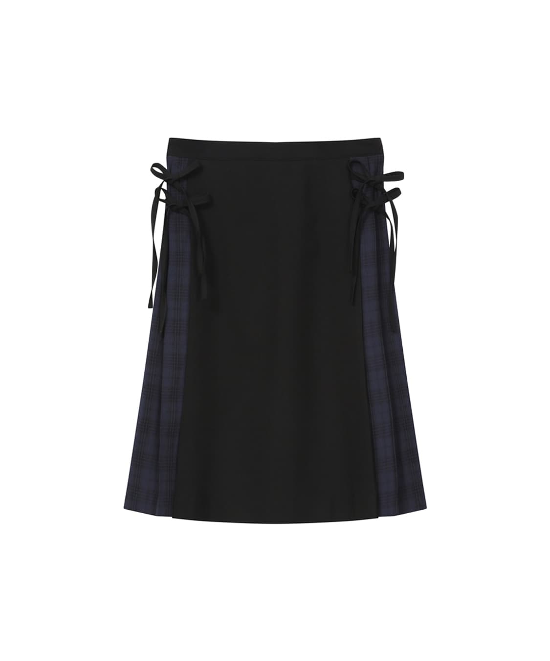 미세키서울 Side bow pleats midi skirt | 후루츠패밀리