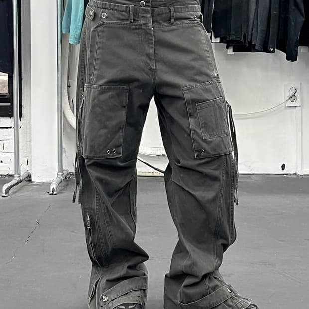 Bohemian seoul strap cargo sweatpants | 후루츠패밀리
