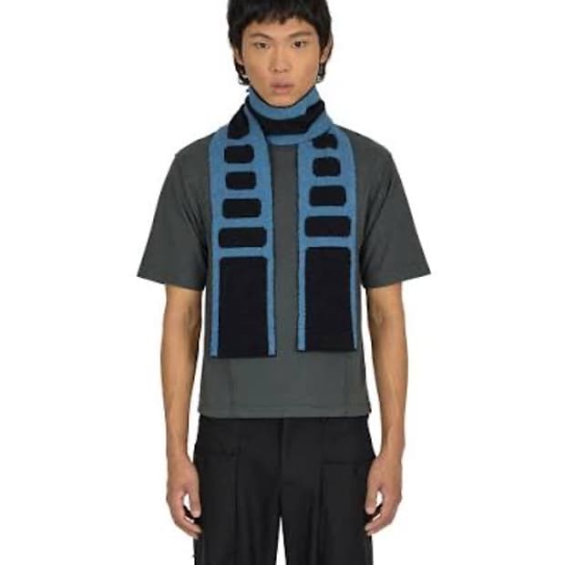 jlal eyre scarf blue | 후루츠패밀리