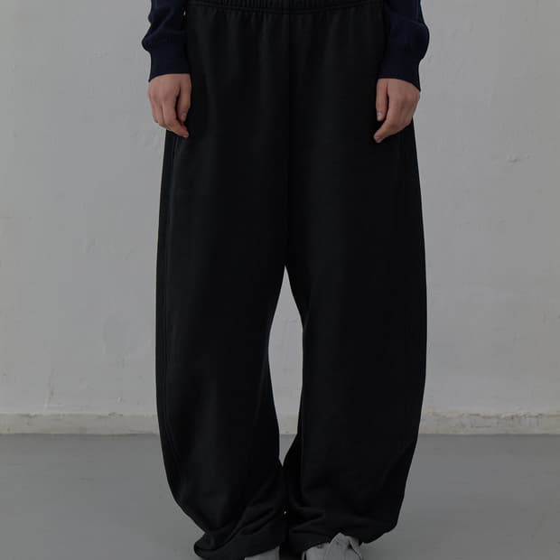 Open Yy Rolled Waist Sweat Cargo Pants | 후루츠패밀리