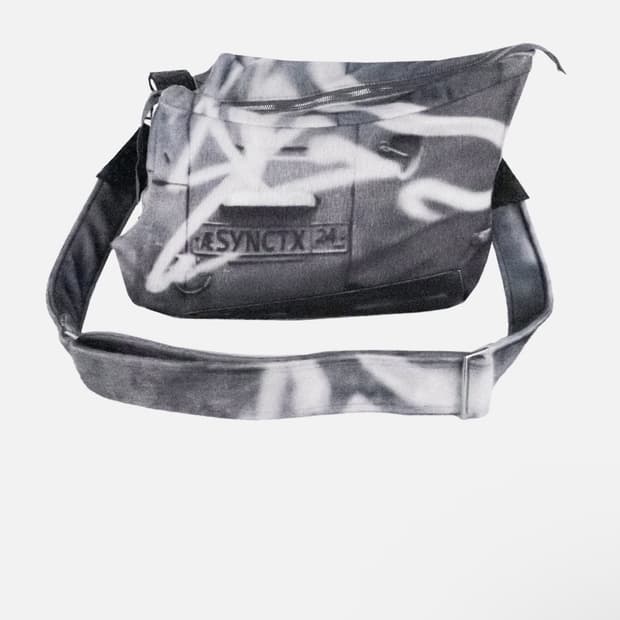 バッグ aesynctx CRASHED CAR BAG AESYNCTX - CRASHED CAR BAG (BLACK)