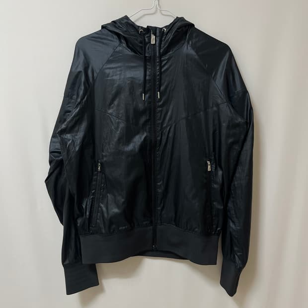 Supreme Court Card Hooded Leather Jacket | 후루츠패밀리