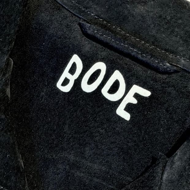 bode SUEDE RICKRACK WORKSHIRT | 후루츠패밀리